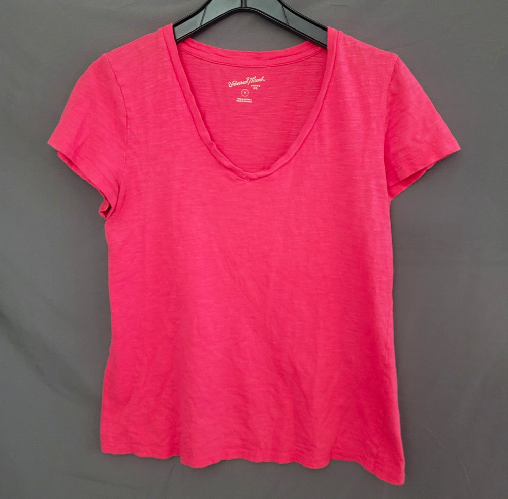 Universal Thread Pink Scoop Neck Short Sleeve T-Shirt Women's M